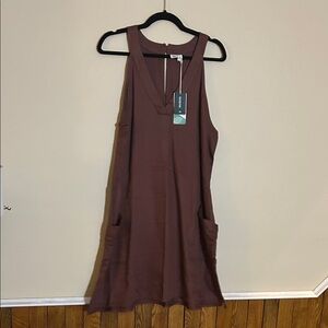 tentree Brown Midi Dress